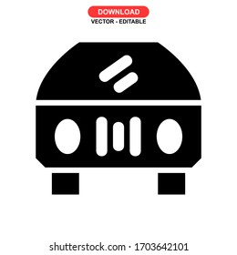 car taxi icon or logo isolated sign symbol vector illustration - high quality black style vector icons
