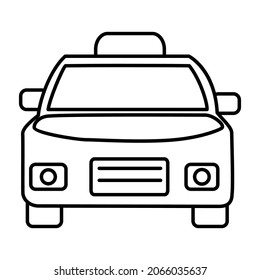 Car taxi Icon which can easily modify or edit 