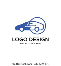 Car Tech Creative Logo Design Vector