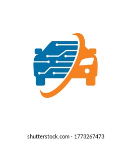 Car Tech Logo , Automotive Digital Logo