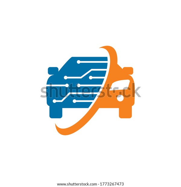 car tech logo ,\
automotive digital logo