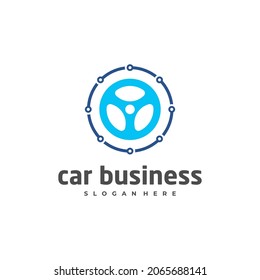 Car tech logo vector template, Creative car logo design concepts