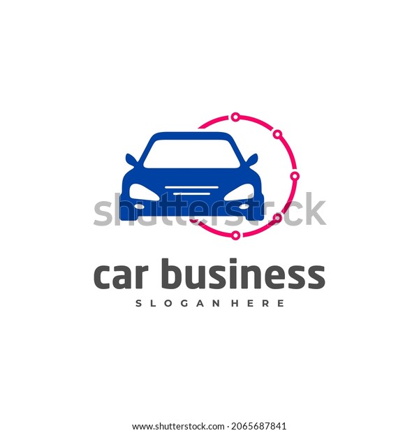 Car tech logo vector template, Creative car logo\
design concepts