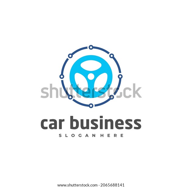 Car tech logo vector template, Creative car logo
design concepts