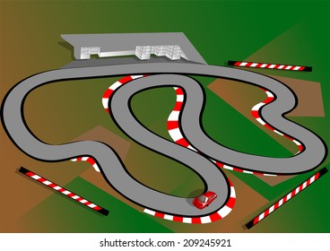 car test track