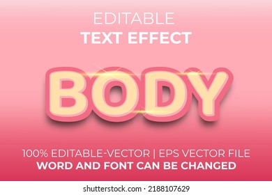 The Car text effect, easy to edit
