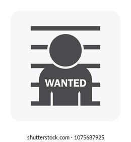 Car thief icon on white.