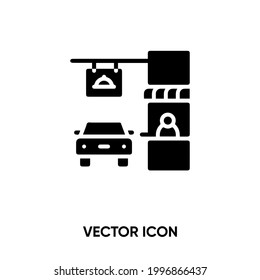 Car thru vector icon. Modern, simple flat vector illustration for website or mobile app.Car through  symbol, logo illustration. Pixel perfect vector graphics	