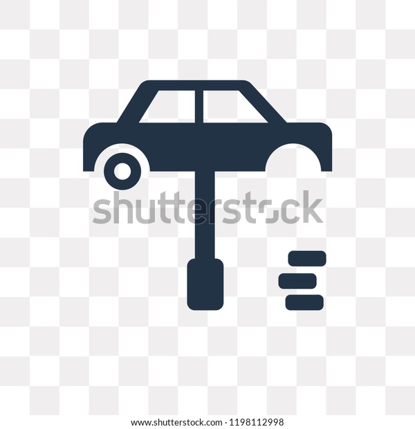 Car tire change vector icon isolated on\
transparent background, Car tire change transparency concept can be\
used web and mobile