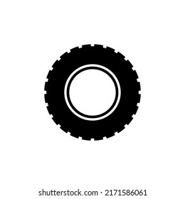 Car tire icon for apps and web sites