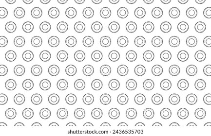 Car tire icon pattern on white background. Vector Illustration