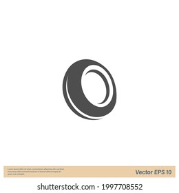 car tire icon simple design element 