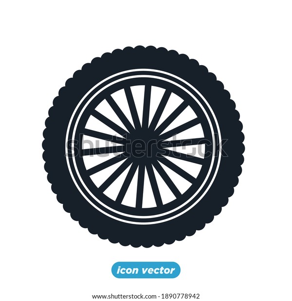 car tire icon\
template color editable. car tire symbol vector illustration for\
graphic and web design.