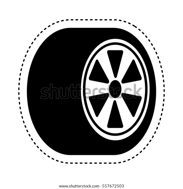 car tire\
isolated icon vector illustration\
design