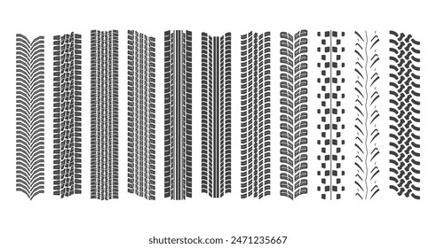 Autoreifen-isolierter Titel-Druck-Design-Vektorgrafik-Textur