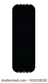 Car tire isolated. vector illustration