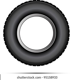 car tire vector