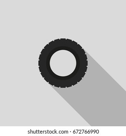 car tire vector icon