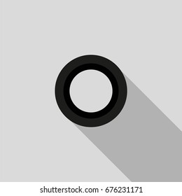 car tire vector icon