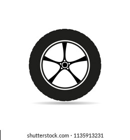 Car tire vector. Icon. Logo. Auto Tyre.
