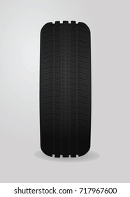 Car tire. vector illustration