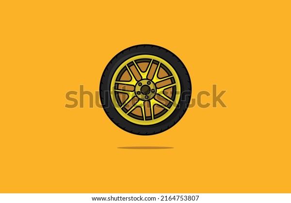 Car tire wheel rim\
logo design vector, tire shop logo design, Set of isolated rubber\
tire or car tire logo.