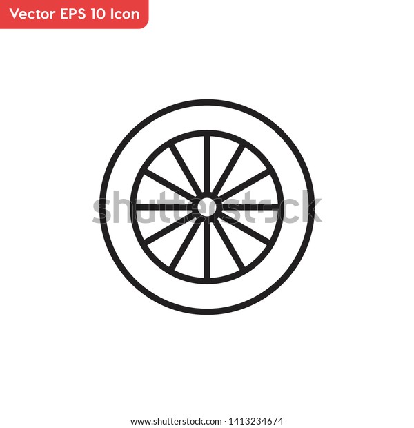 Car tire, wheel vector icon. Elements for mobile\
concepts and web apps.