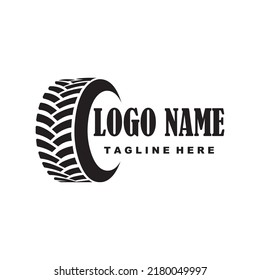 car tires icon logo vector design template