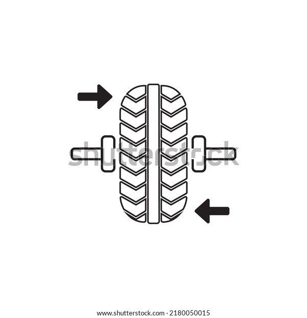 car tires icon\
logo vector design\
template