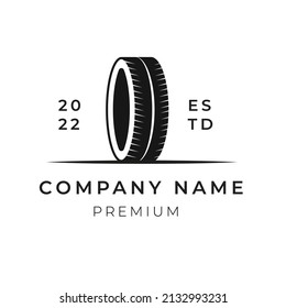 Car tires isolated on white background. Design element. Vector illustration