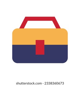 Car tool box icon. Flat illustration of Car tool box vector icon isolated on white background