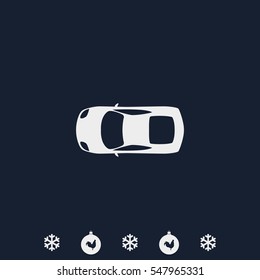 Car Top View Icon.