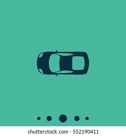 Car top view icon.