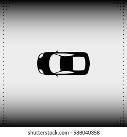 Car top view icon.