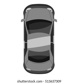 Two White Black Sedan Car Top Stock Vector (Royalty Free) 1018917187