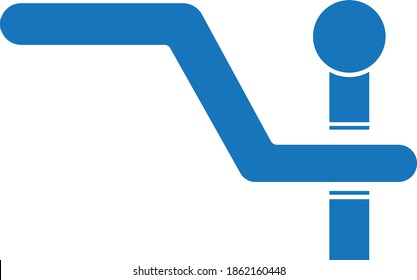 ilustración vectorial de icono de barra de remolque de coches