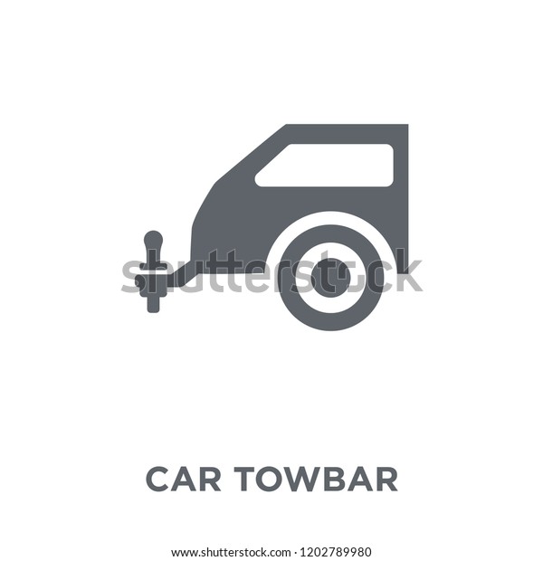 car towbar icon. car towbar design concept\
from Car parts collection. Simple element vector illustration on\
white background.