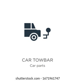 Car towbar icon vector. Trendy flat car towbar icon from car parts collection isolated on white background. Vector illustration can be used for web and mobile graphic design, logo, eps10