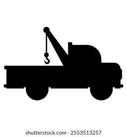 Car Towing Truck Icon for Roadside Assistance and Services