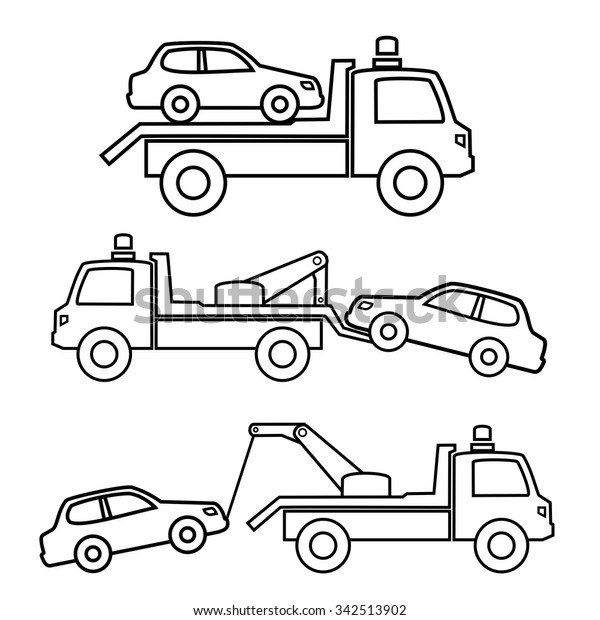 Car towing truck\
icon.vector