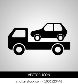 Car Towing Truck Vector Illustration