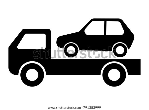 Car Towing Truck Vector\
Illustration