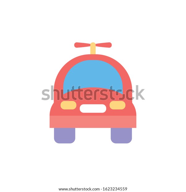 car toy design of\
Childhood play fun kid game gift object little and present theme\
Vector illustration