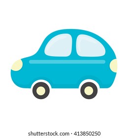 Car toy icon.  
