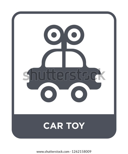 car toy icon vector on white background, car\
toy trendy filled icons from Toys collection, car toy simple\
element illustration