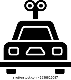 Car toy vector icon. Can be used for printing, mobile and web applications.