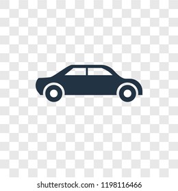 Car toy vector icon isolated on transparent background, Car toy transparency logo concept