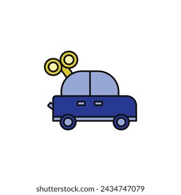 car toy vector type icon