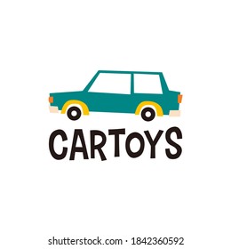 car toys logo vector icon illustration