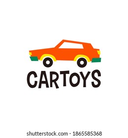 car toys logo vector icon illustration